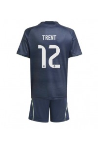 Real Madrid Alexander-Arnold #12 Babyklær Borte Fotballdrakt til barn 2025-26 Korte ermer (+ Korte bukser)